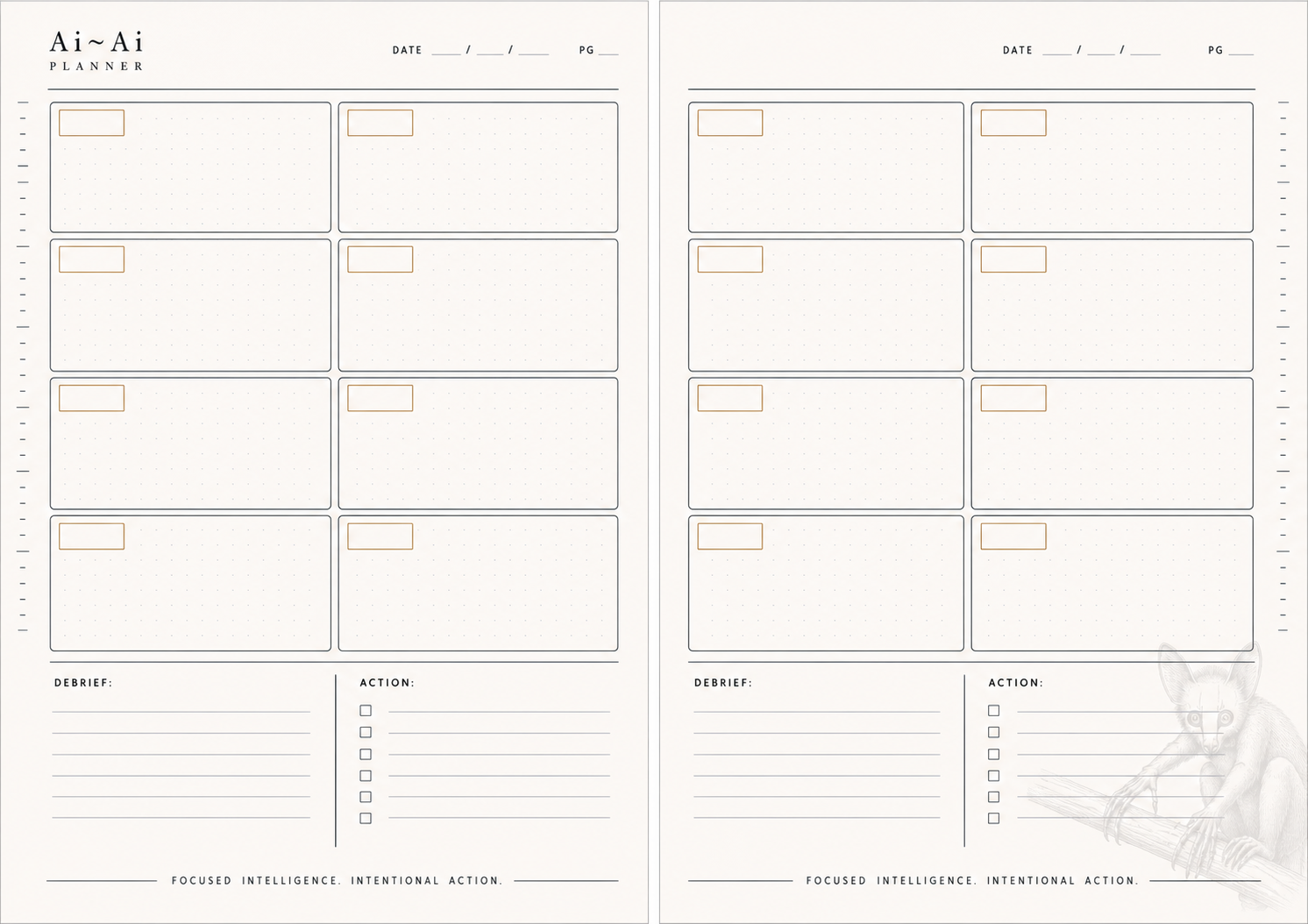 Ai-Ai Planner modular spread